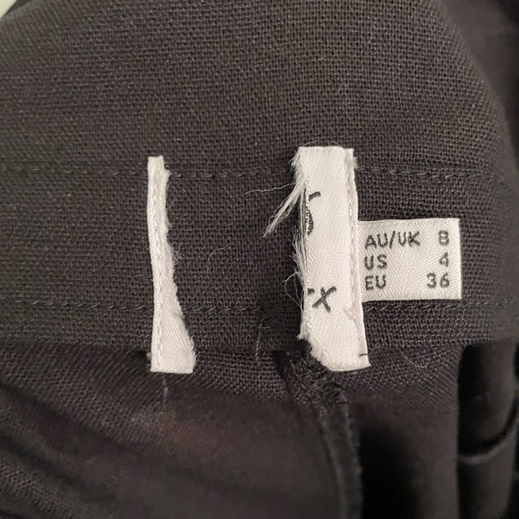 Princess Polly Alexia Wide Leg Pants Black NWOT - Picture 13 of 14